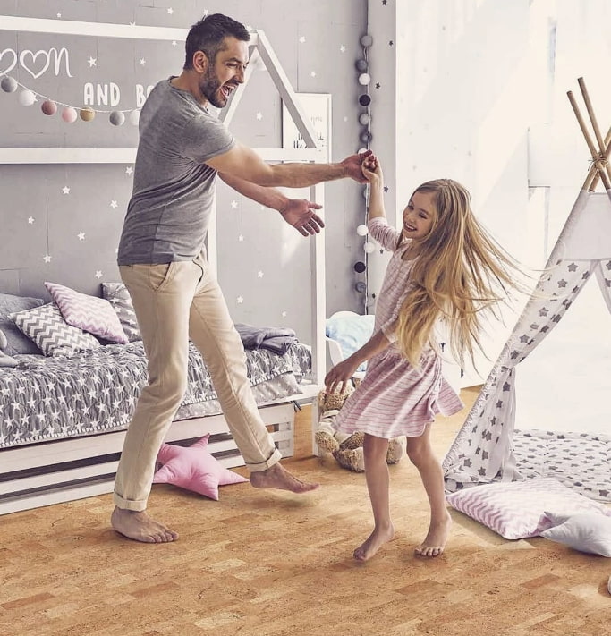 cork floor in the nursery cork floor in the nursery