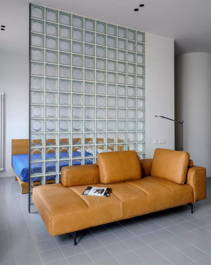 zoning studio with bedroom