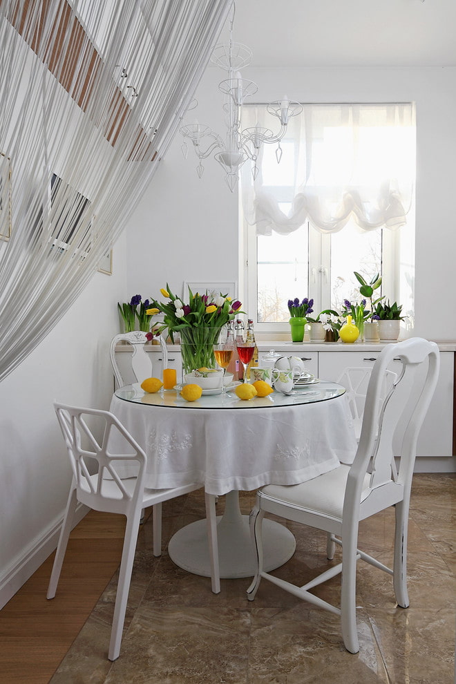 White chairs White chairs