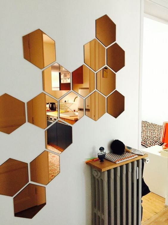Mirrors hexagon