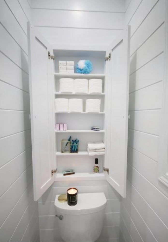 Cabinet in a niche Cabinet in a niche