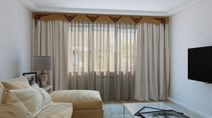 bandeau in the living room bandeau in the living room