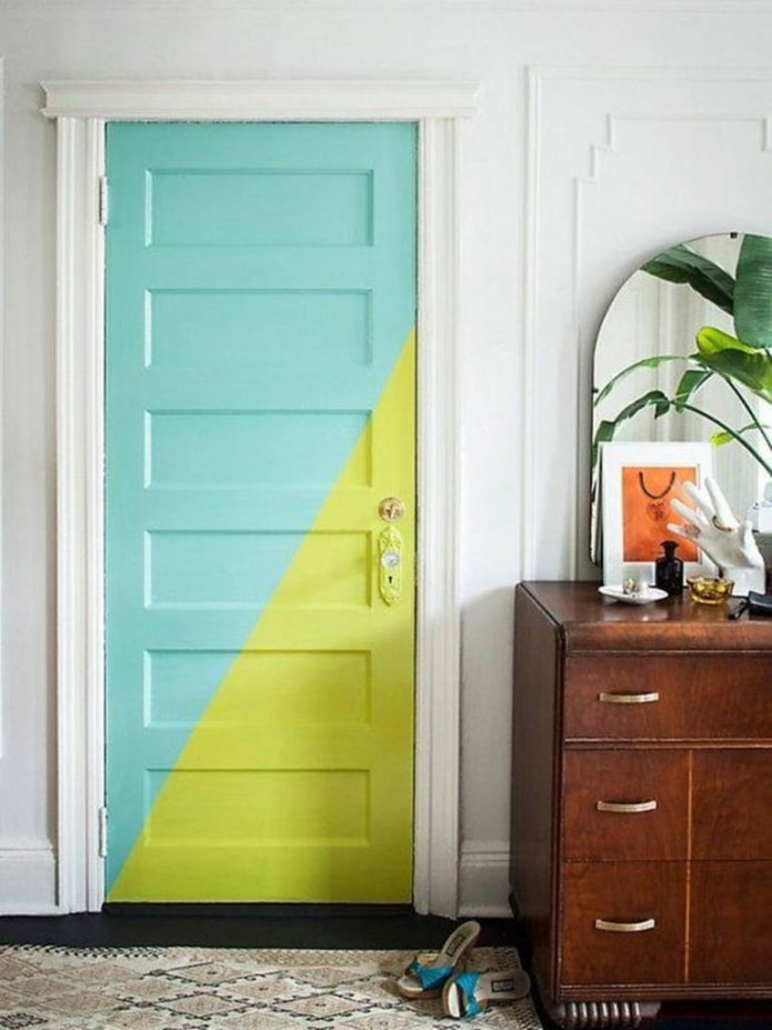 Painted door Painted door