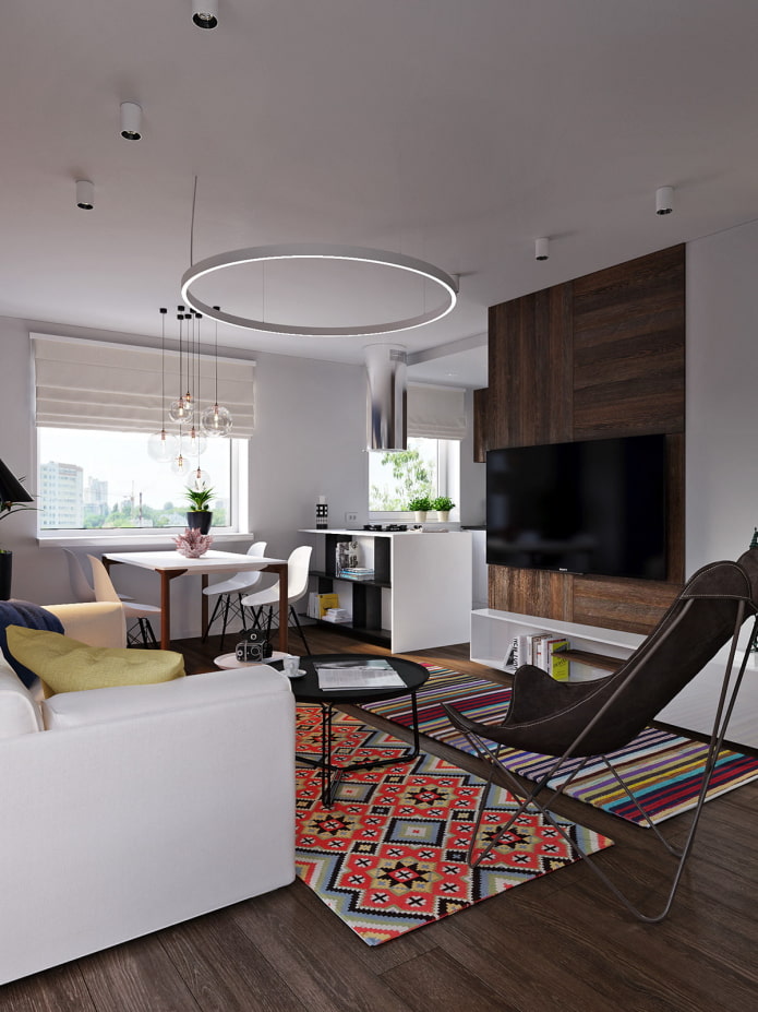 kitchen in an open-plan apartment kitchen in an open-plan apartment
