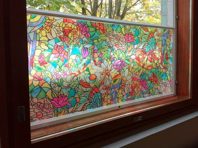 Stained glass film