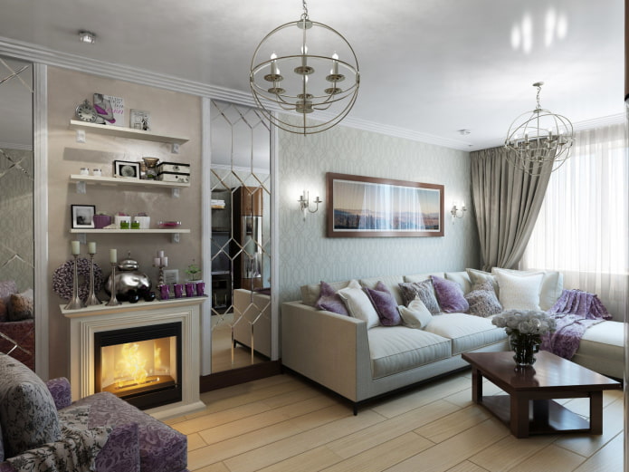 living room in an apartment with a fireplace living room in an apartment with a fireplace