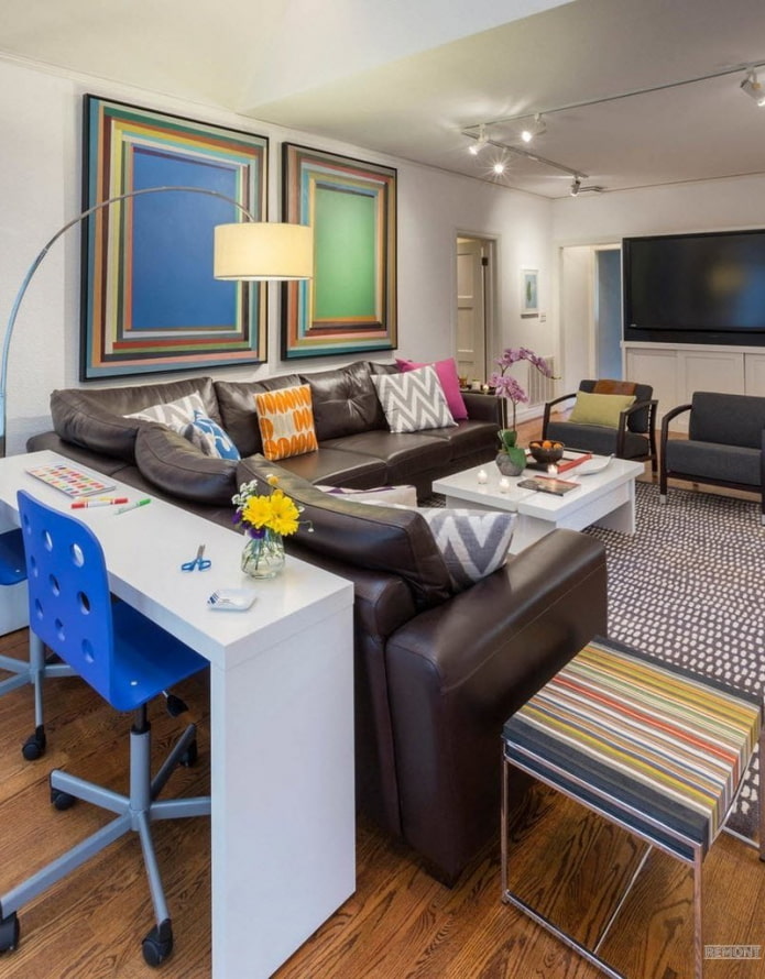 desk behind the sofa desk behind the sofa