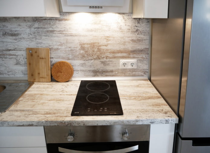 Joints on the countertop