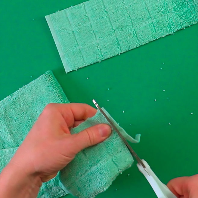 Cut off the edges Cut off the edges