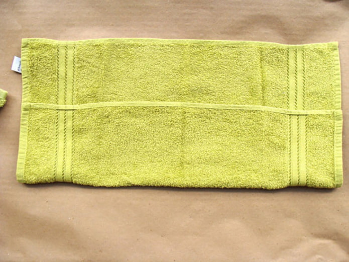 Bending the towel Bend the towel