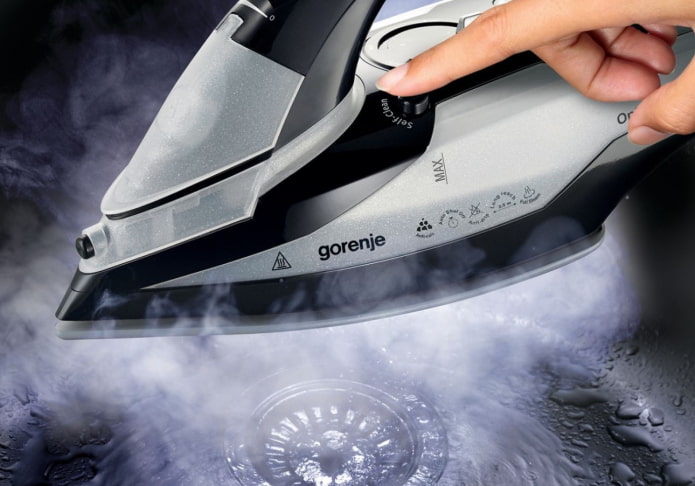 self-cleaning function in the iron self-cleaning function in the iron