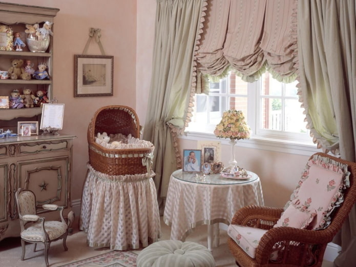 nursery in vintage style