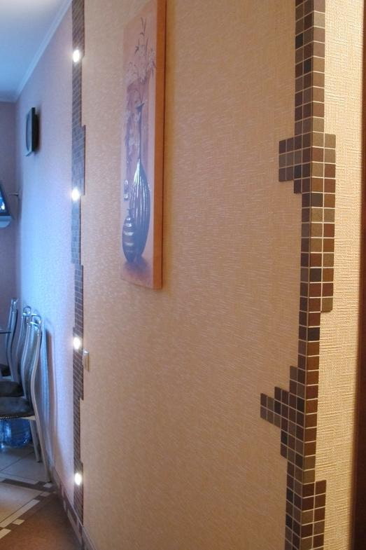 corner decoration with mosaic