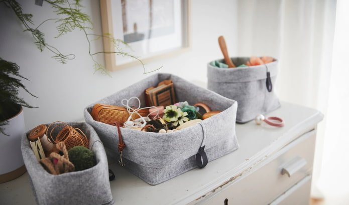 Set of baskets RAGGISAR Set of baskets RAGGISAR