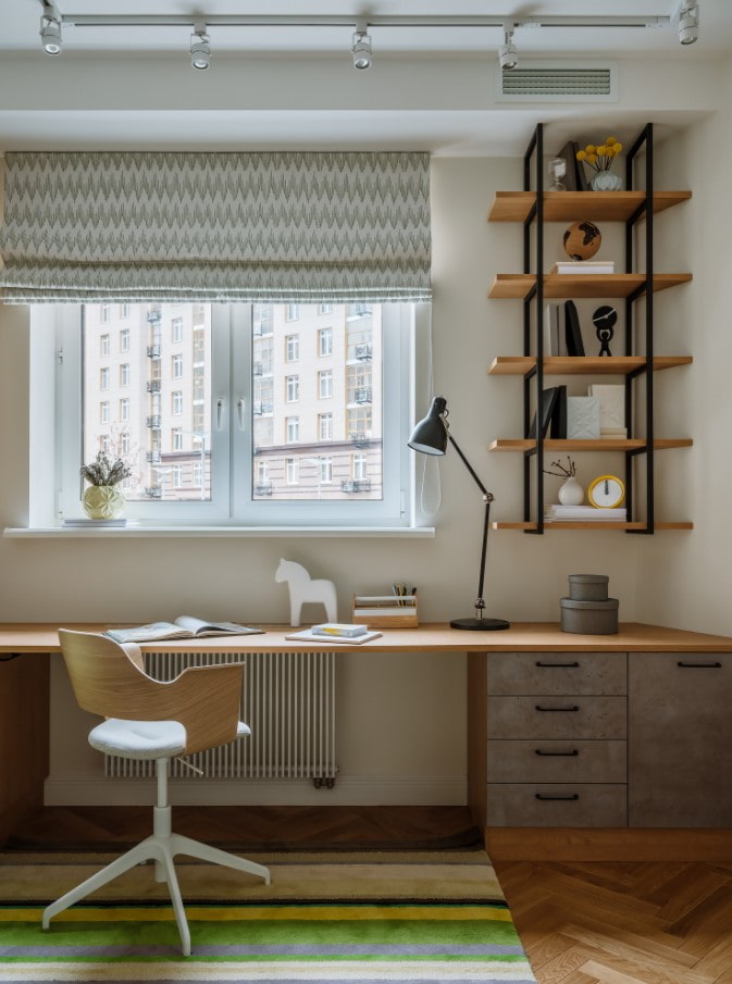 lighting over the working area in the nursery lighting over the working area in the nursery