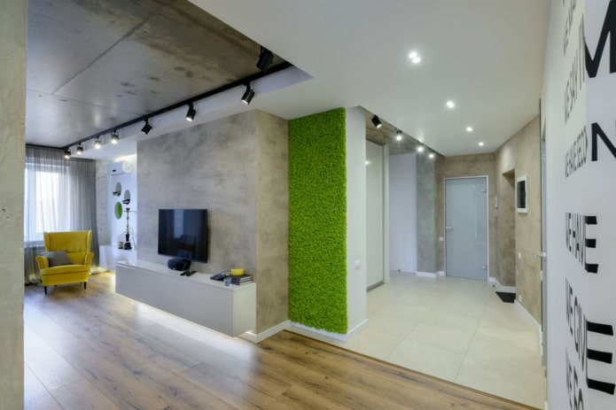 open plan apartment design