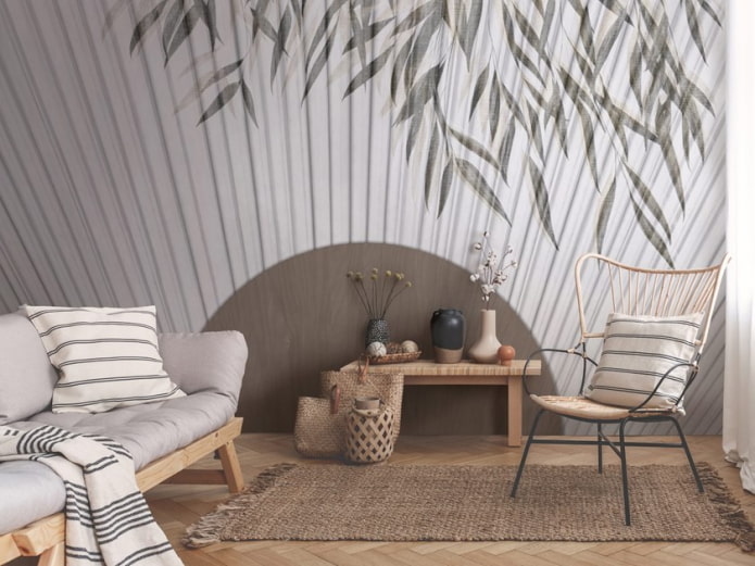 neutral printed textile