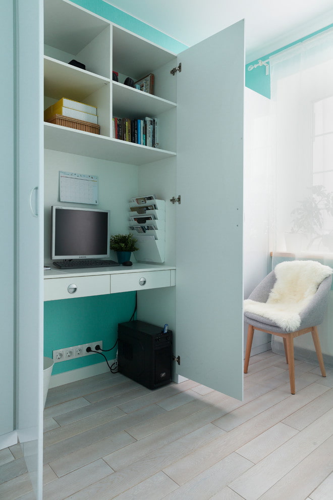 Cabinet in closet Cabinet in closet