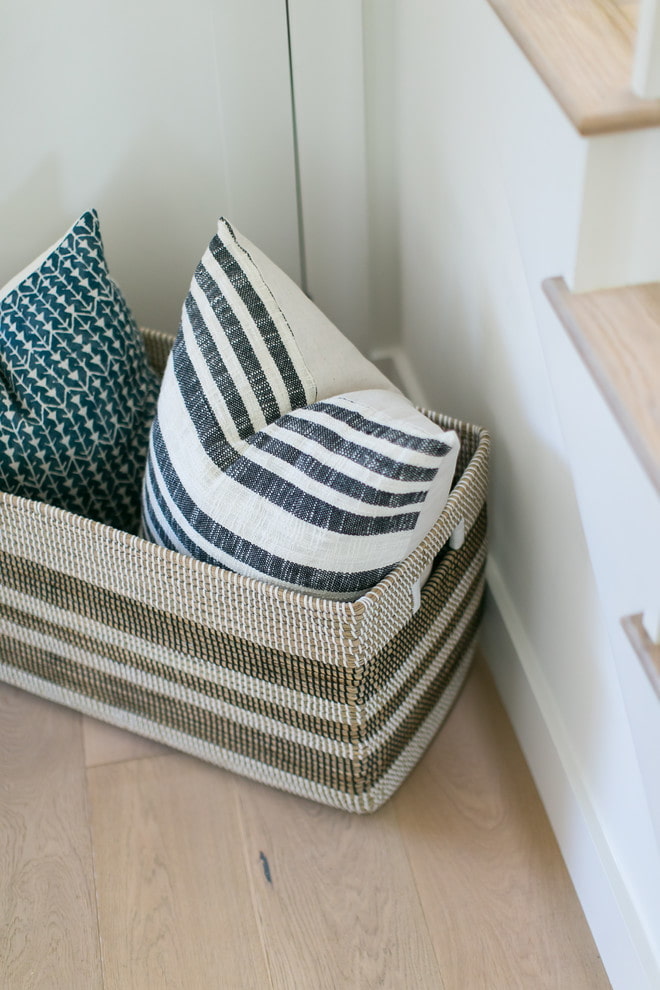 Pillows in the basket