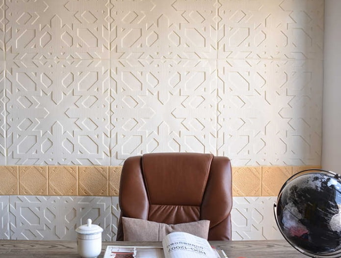 Panels on the wall Panels on the wall