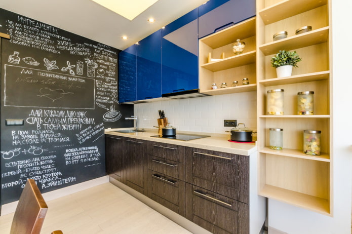 Accent chalk wall Accent chalk wall