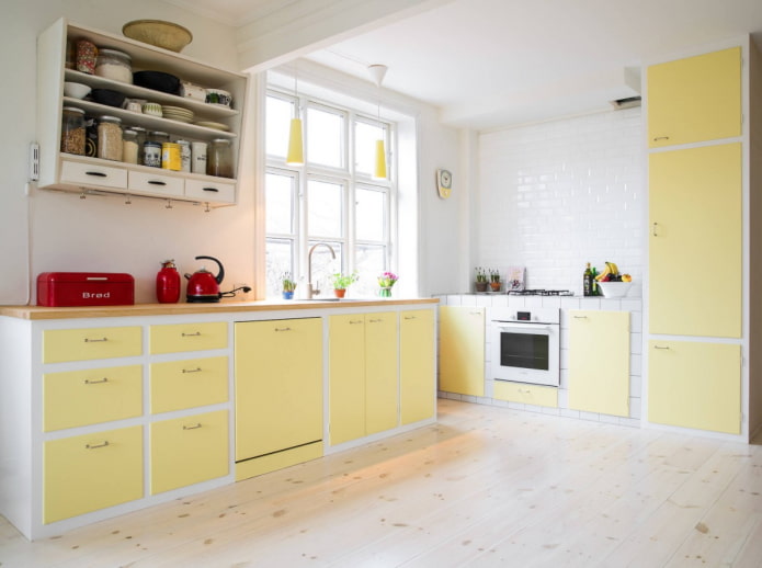 light antique kitchen