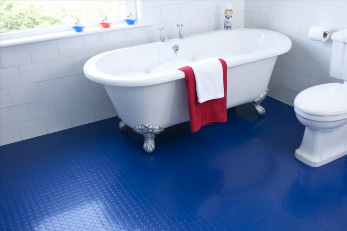 rubber flooring for bathrooms