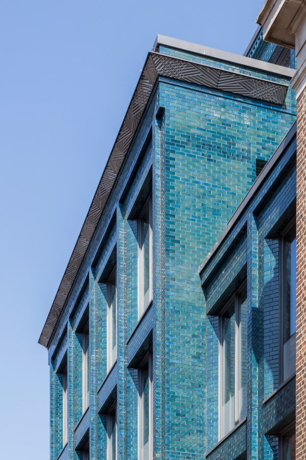 facade of a house from tiles facade of a house from tiles