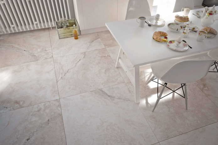 porcelain stoneware on the kitchen floor porcelain stoneware on the kitchen floor