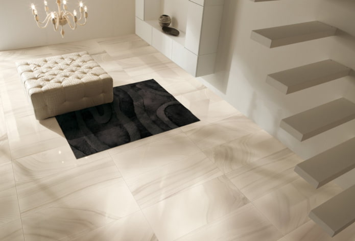 glossy porcelain stoneware on the floor glossy porcelain stoneware on the floor