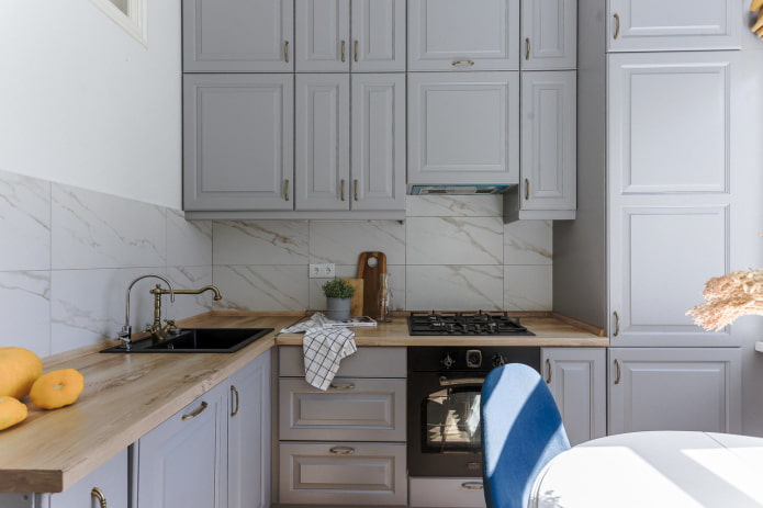 Kitchen with built-in appliances Kitchen with built-in appliances