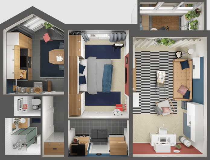 Apartment building plan