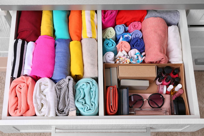 Vertical folding method Vertical folding method