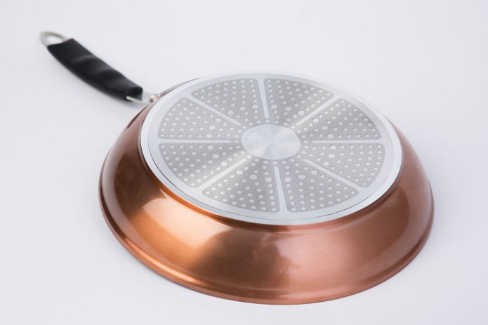 aluminum frying pan for induction hob
