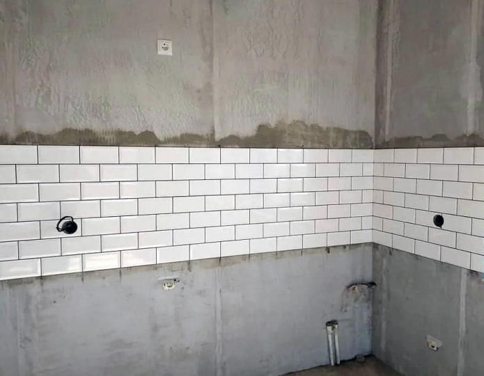 Apron first, then headset