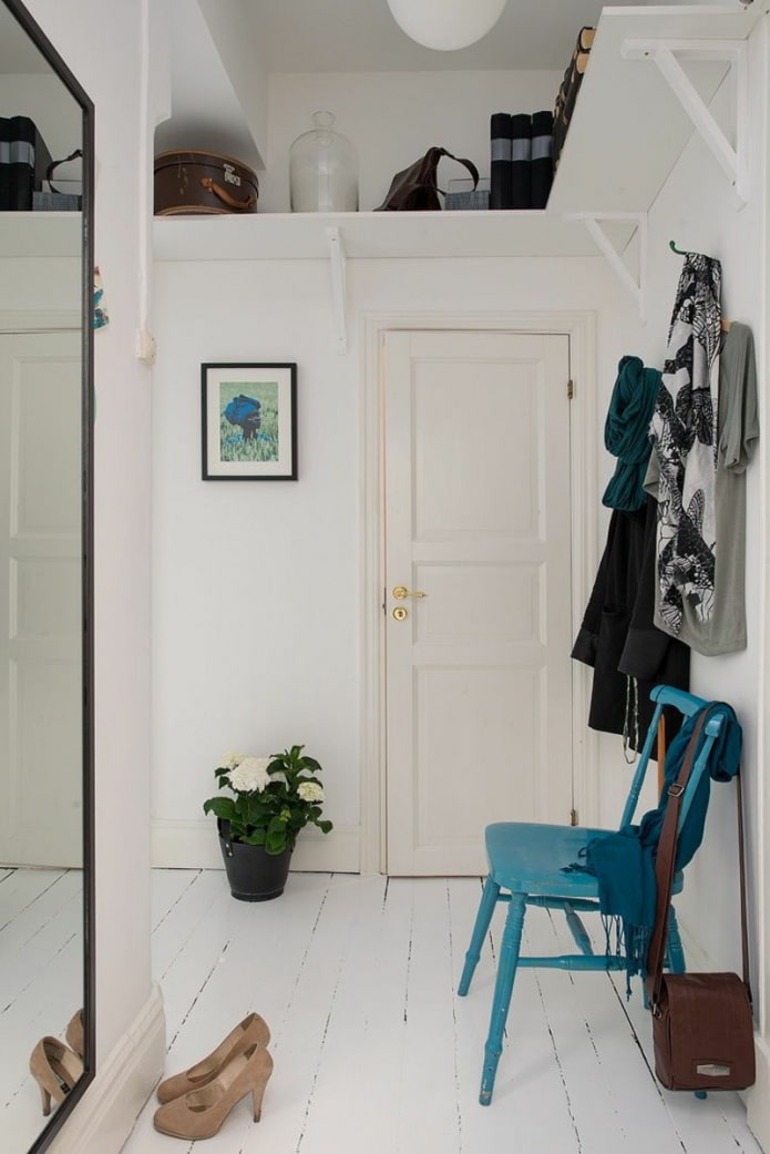 Hooks and shelves Hooks and shelves