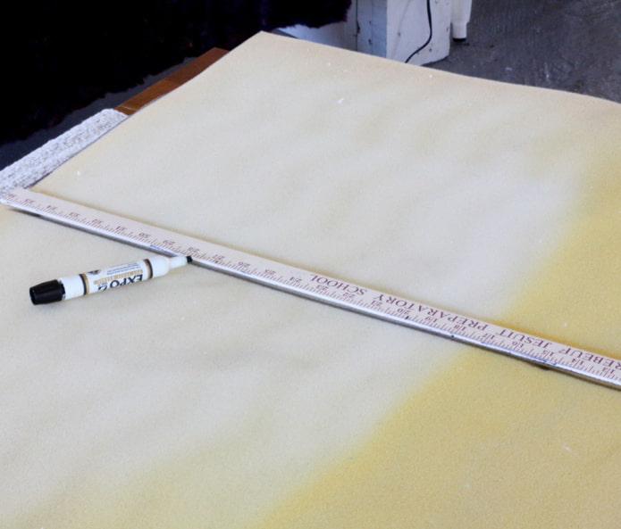 Foam marking Foam marking