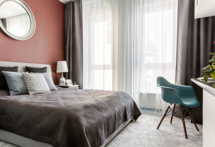 light carpet in the bedroom