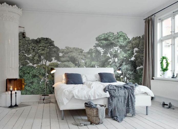 wooden floor in the interior