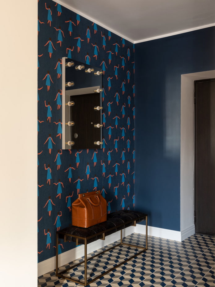 Wallpaper with a dancing girl