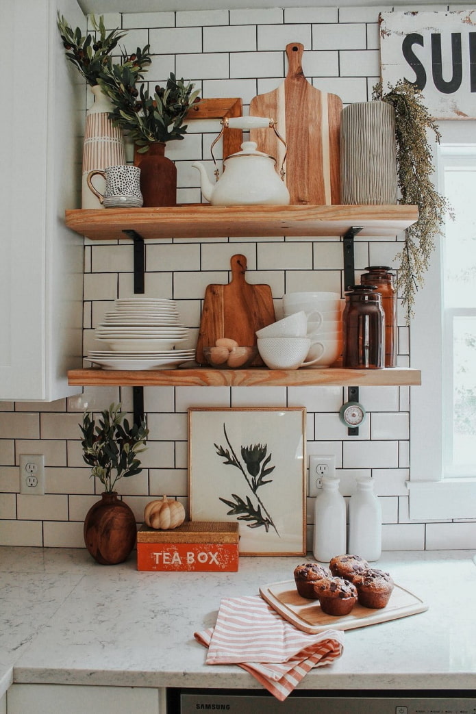 Frame with botanical illustration