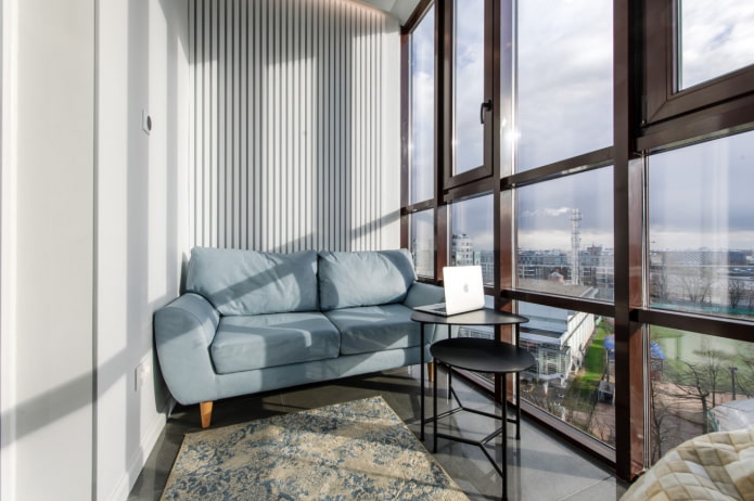 balcony finishing with tiles