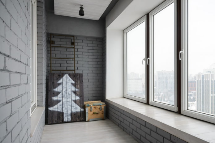 finishing of unheated balcony