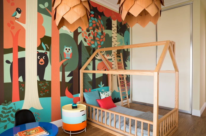 bed-house in the interior