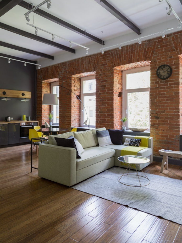 apartment with large windows