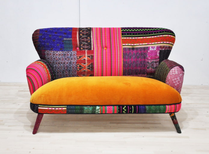 patchwork sofa