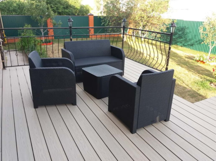 light floor on the terrace light floor on the terrace