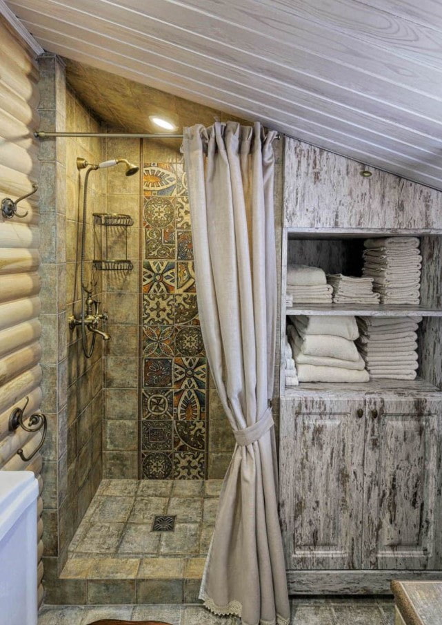 tiles in the finish of the shower room in the bath tiles in the finish of the shower room in the bath