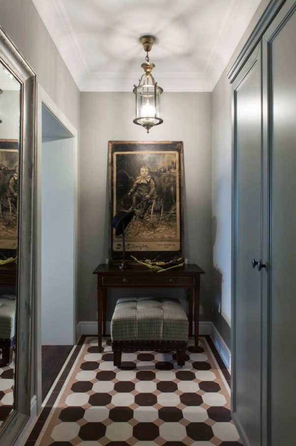 console in the hallway