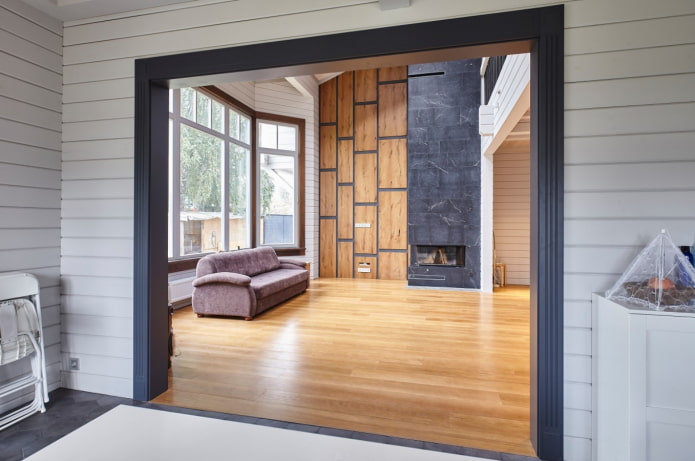 wood paneling in the living room wood paneling in the living room